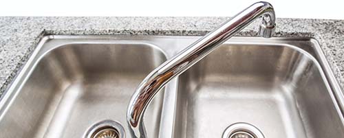 Kitchen tap and sinks